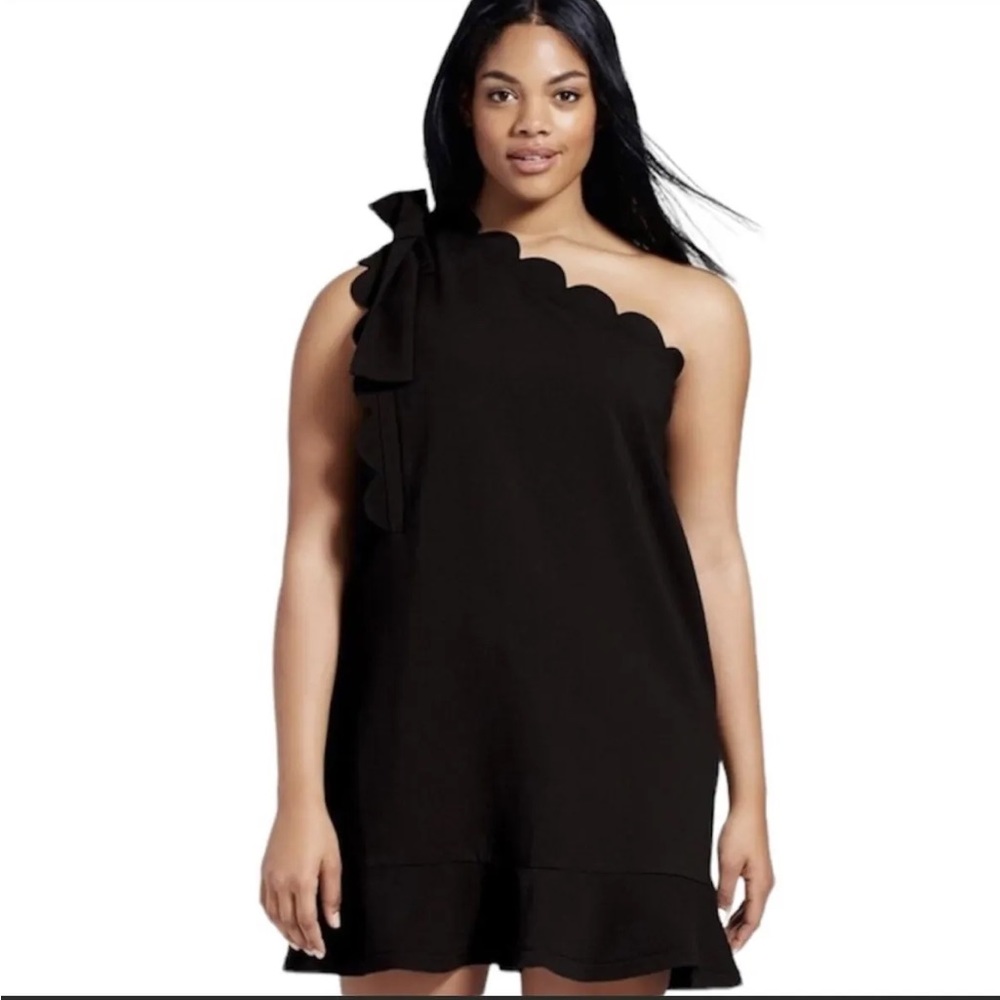 Black One Shoulder Dress- Victoria Beckham x Target